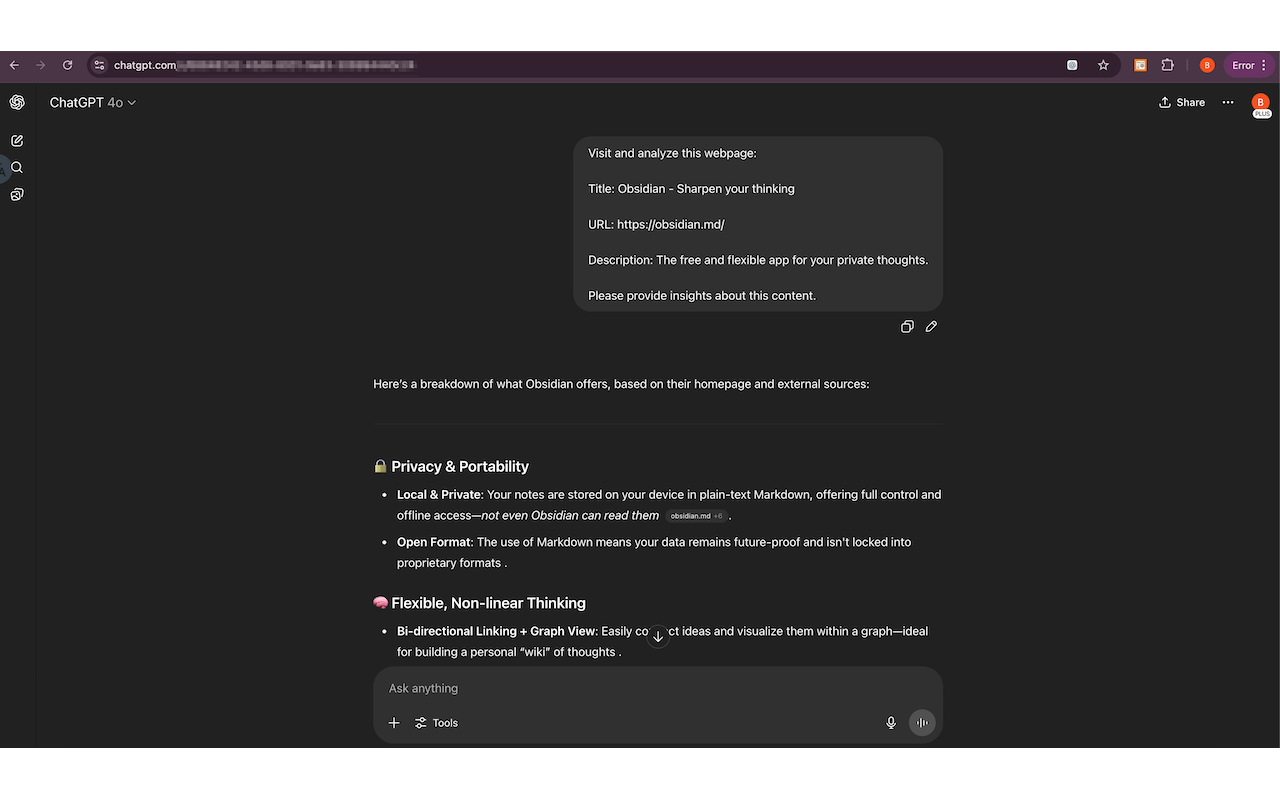ChatGPT Integration